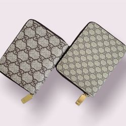 Leather Zipper Wallets 