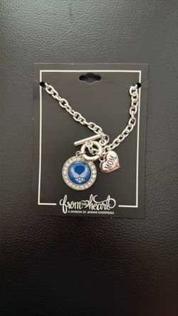 Custom U.S. Air Force Round Crystal Bracelet for Mom