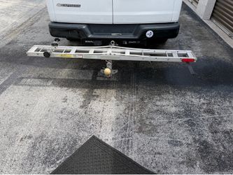 Aluminum Motorcycle/Scooter Carrier with additional towing capacity