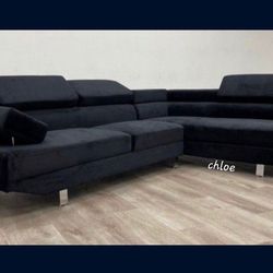 
🎖ASK DISCOUNT COUPON`sofa Couch Loveseat living room set sleeper recliner daybed futon options]
 Stel Black Sleeper Sectional 