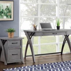Whalen Desk & File Cabinet 2-pc Set OfferUp Special 