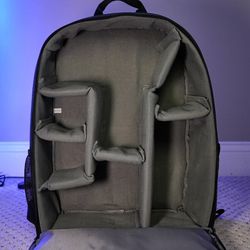Camera Backpack Bag for Mirrorless Cameras/Photographer (Blue)