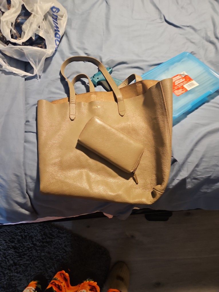 Cuyana Brown Classic Easy Tote Bag