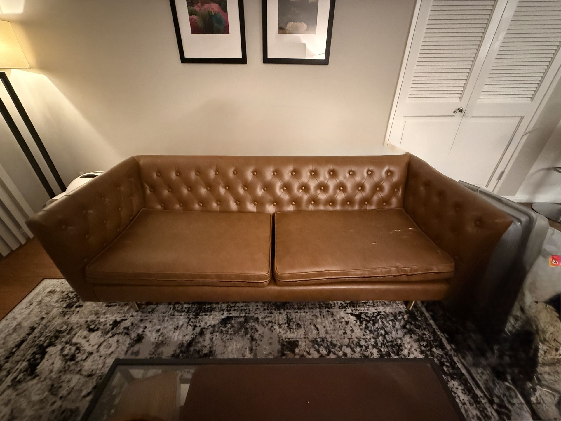Leather Couch 