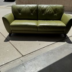 Miya Leather Sofa And Loveseat 