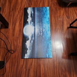 Night Ocean Canvas