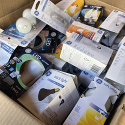 Box Of New Led And Regular Lights