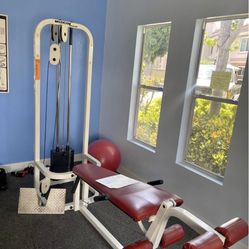 Leg curl,leg Extension and Row Machine