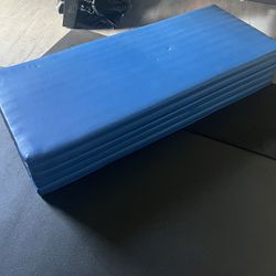 Blue Padded Exercise Mat 5 X 10 Feet