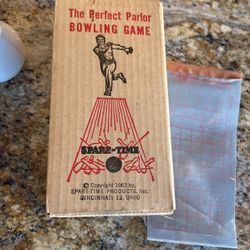 Spare time bowling dice game, 1962