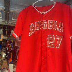 Anaheim Angels Mike Trout Jersey & (2) Autograph 