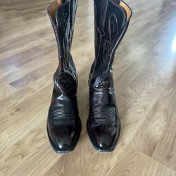 Lucchese Goat Skin Boots 