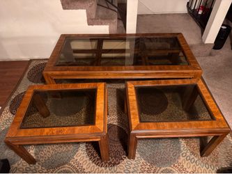 Living room table and two coffee tables