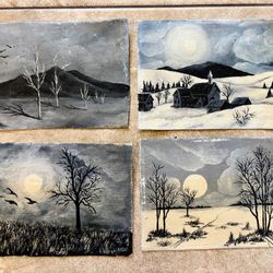 Winter Art - Original Paintings