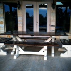 Farmhouse rustic Tables And Benches 