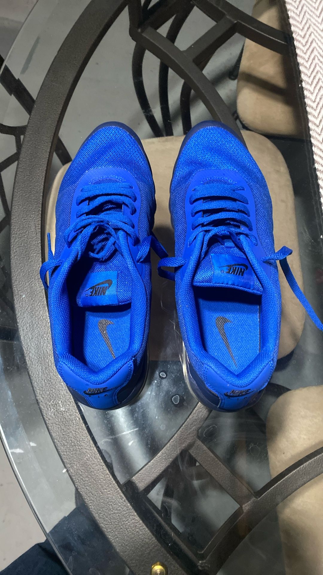 Blue   Nikes Gym Shoes 