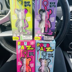 Labubu Drip Bear Keychain  Labubu