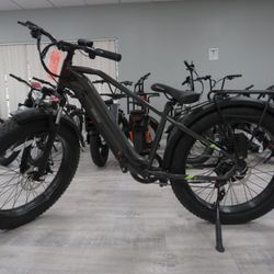 SISIGAD Warrior 1074 Fat Tire E-Bike – Black or White