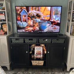 Black TV Stand 