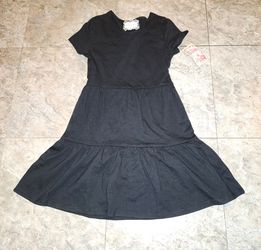 Btween girls all balck dress new