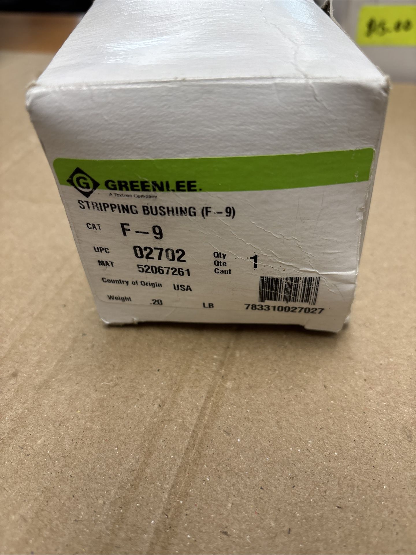 GREENLEE F-9  STRIPPING BUSHINGS