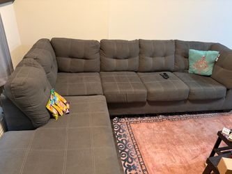 Grey sectional