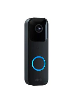 Blink - Smart Wifi Video Doorbell – Wired/Battery Operated - Black