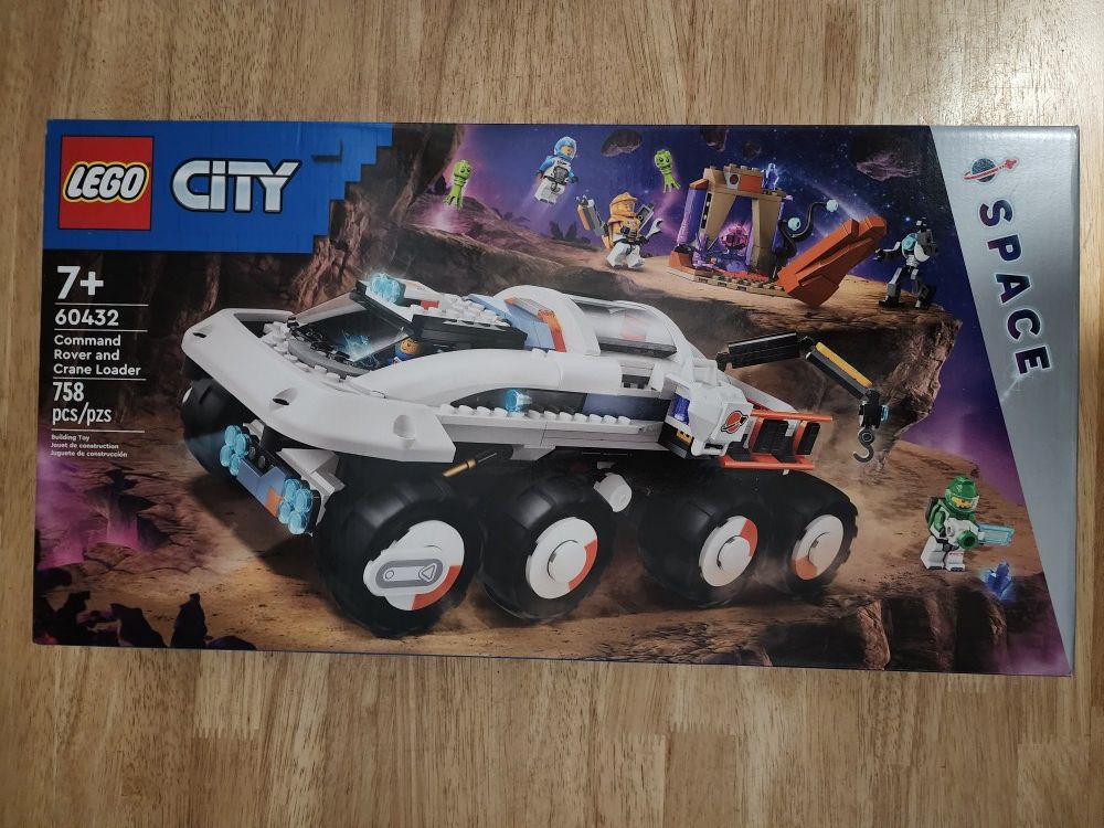 LEGO CITY COMMAND ROVER AND CRANE LOADER 60432 NEW
