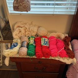 Bundle of new yarn 