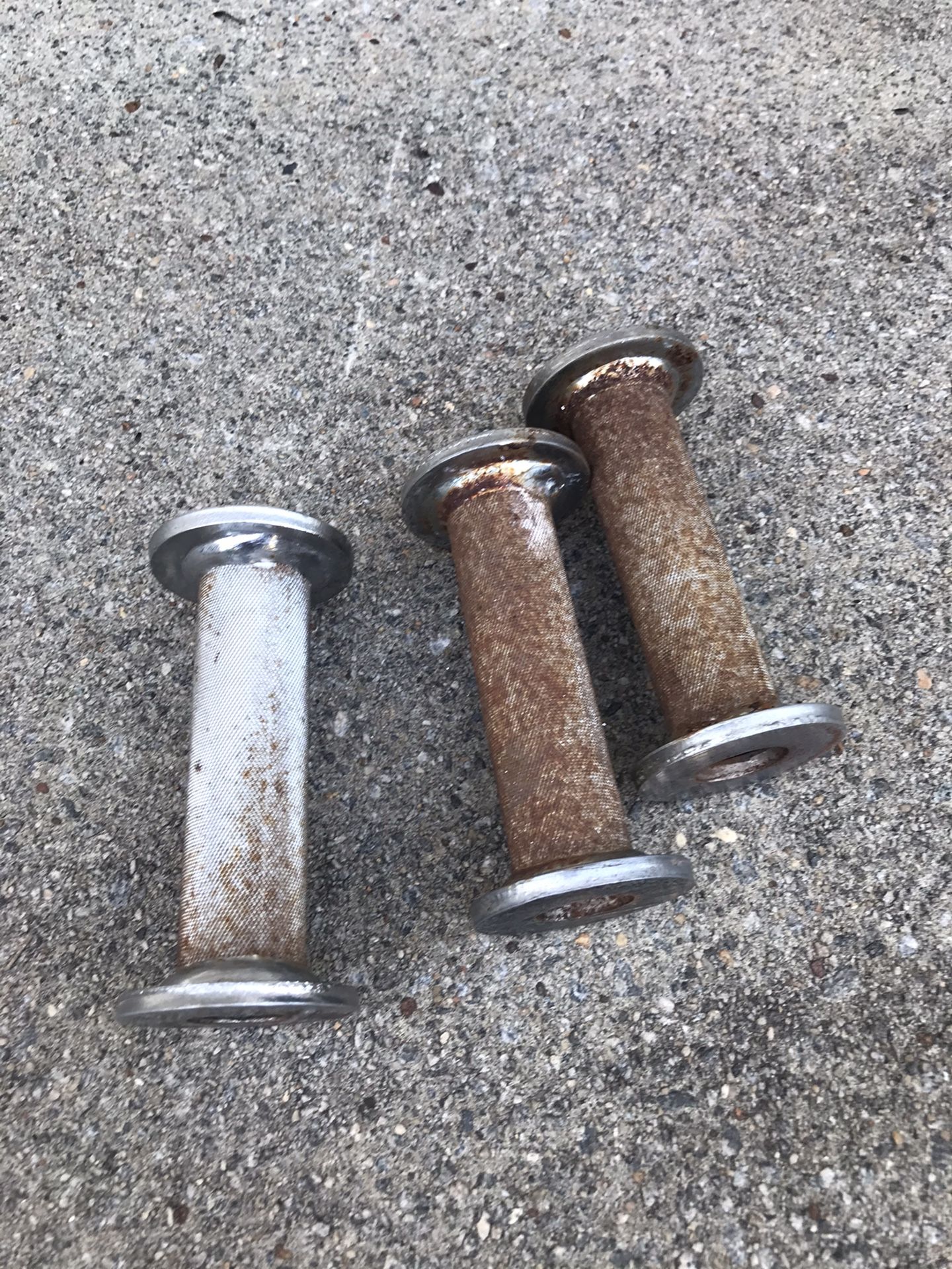 Chrome Dumbbell Handles