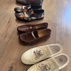 LOT OF MENS DESIGNER SHOES (Philipp Plein, Prada, Gianfranco Ferre)