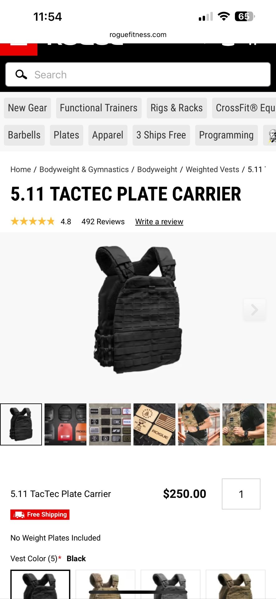 Weighted vest  511 Tactical 