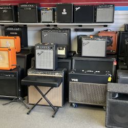 Guitar Amps Marshall Fender Vox Orange And More $50 On Up