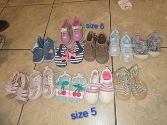 Girl shoes size 5 and size 6 kid