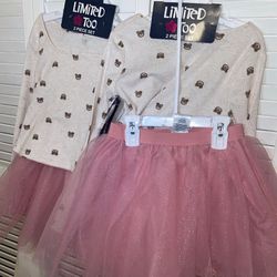 Twins Outfit It’s New two dress girl 4 pieces with the tags excellent quality Size 6