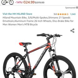 NEW, HIGHLANDER BIKE 27.5 INCH