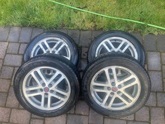 Chevy 5 Lug Set of Wheels and Tires