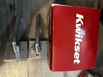 Halifax Square Matte Black Half-Dummy Door Lever