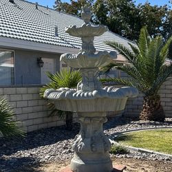 New Fountain Made Out Of Cement Perfect Gift 🎁 