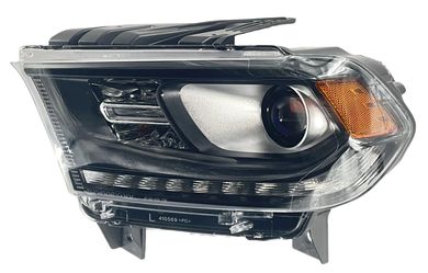 Left Side Halogen Headlight Headlamp W/LED Running Lamp For Dodge Durango 16-20