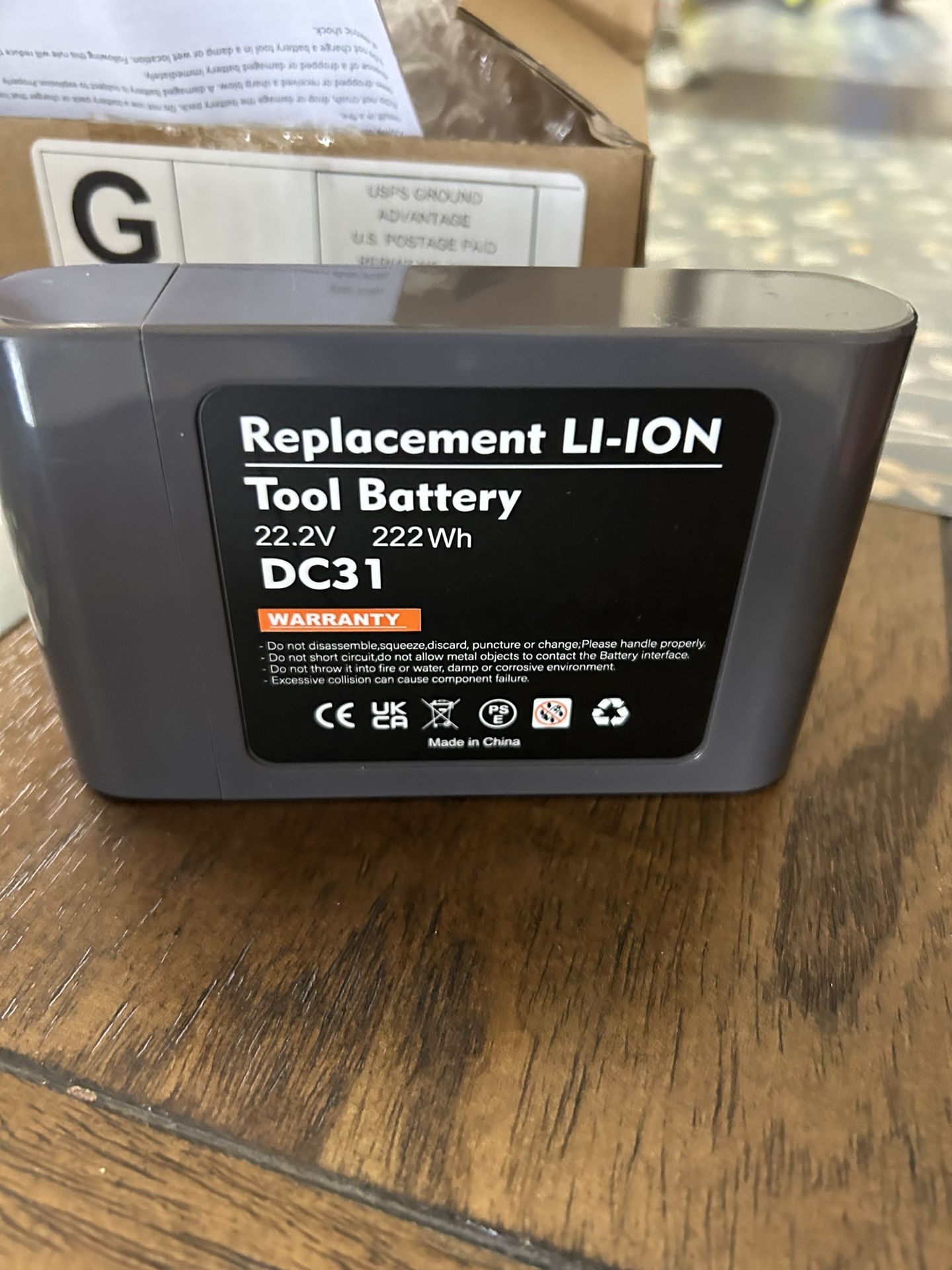 Dyson DC31, Dc34 Or Dc44 Type A Vacuum Cleaner Battery
