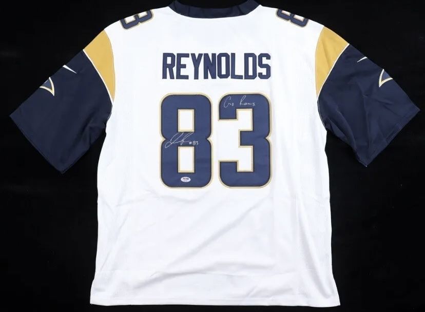 Josh Reynolds Signed Rams Jersey Inscribed "Go Rams" (PSA)