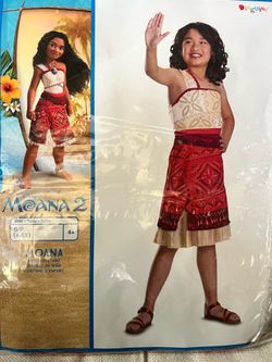 Girl Moana 2 costume