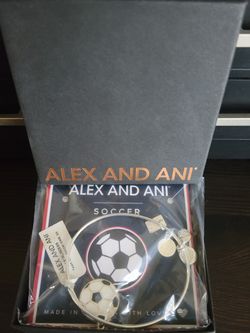 Alex and Ani Soccer Ball Braclet
