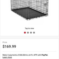 Never Used XL Dog Crate Sleeping Crate Cage 