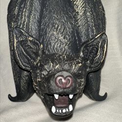 Halloween Prop Swinging Rocking Screeching Vampire Bat 18" Sound Action