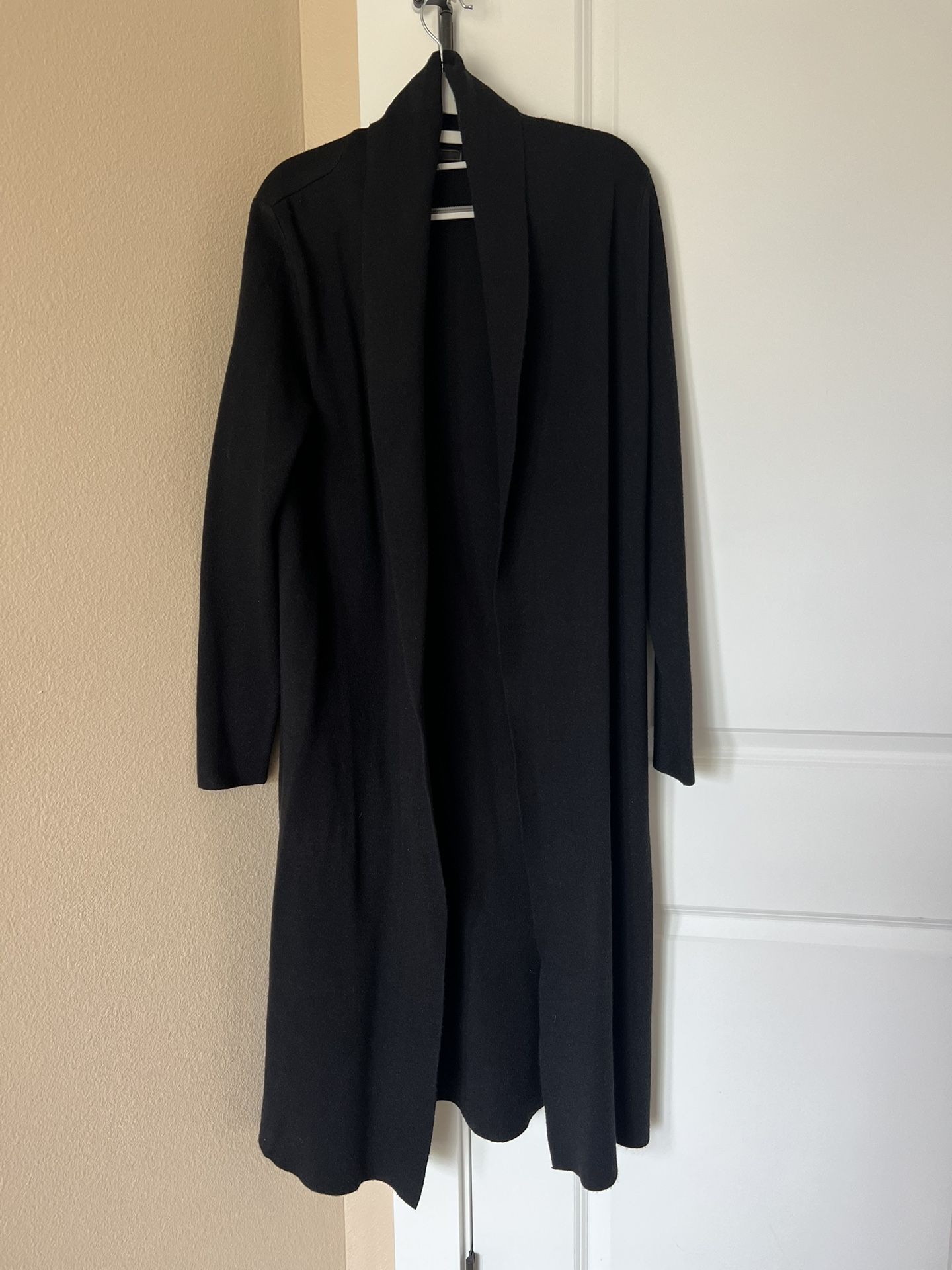 Long Black Cardigan Size-S $10