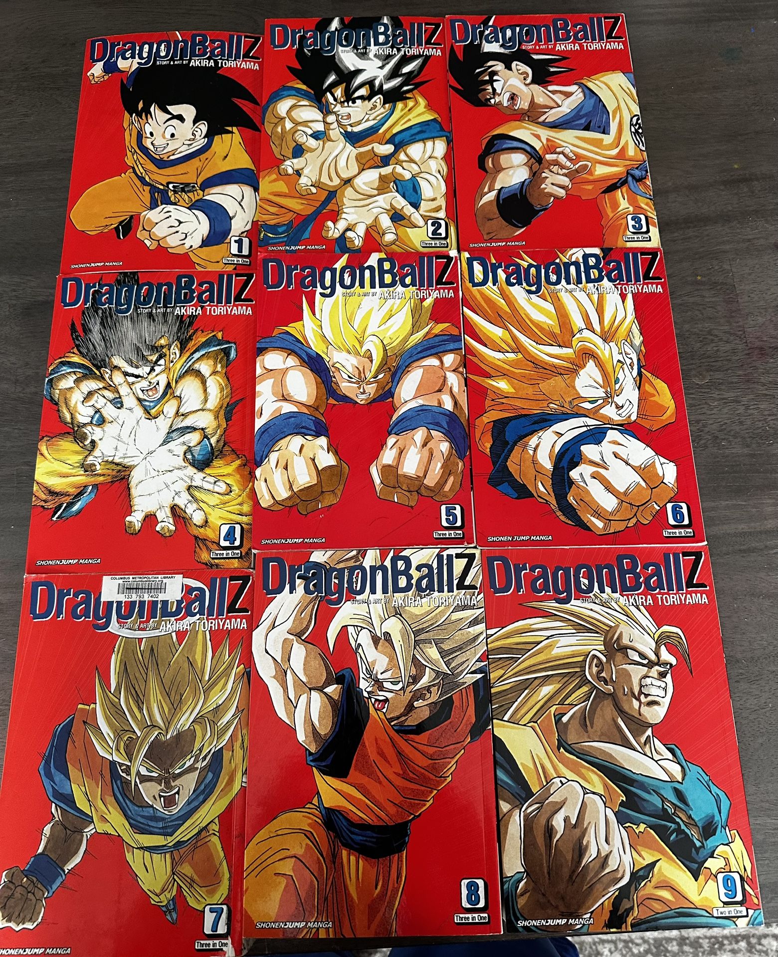 Dragon Ball Z 3 in 1 Complete Manga Set 