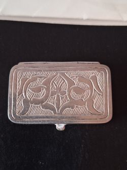 Sterling Silver Medicine Box