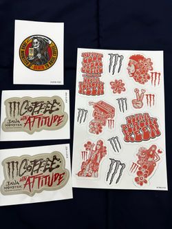 Monster Energy Stickers (16 total)